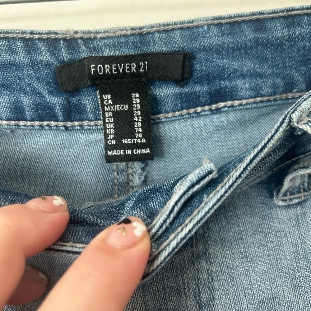 Forever 21 jeans with stones size 29
